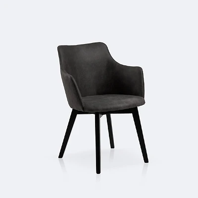 Bella Dining Armchair - Dark Grey