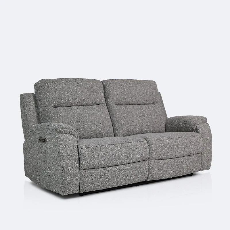 Anders Power Reclining Sofa - Mixed Grey