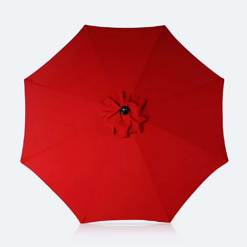 9' Auto Tilt Umbrella - Classic Red