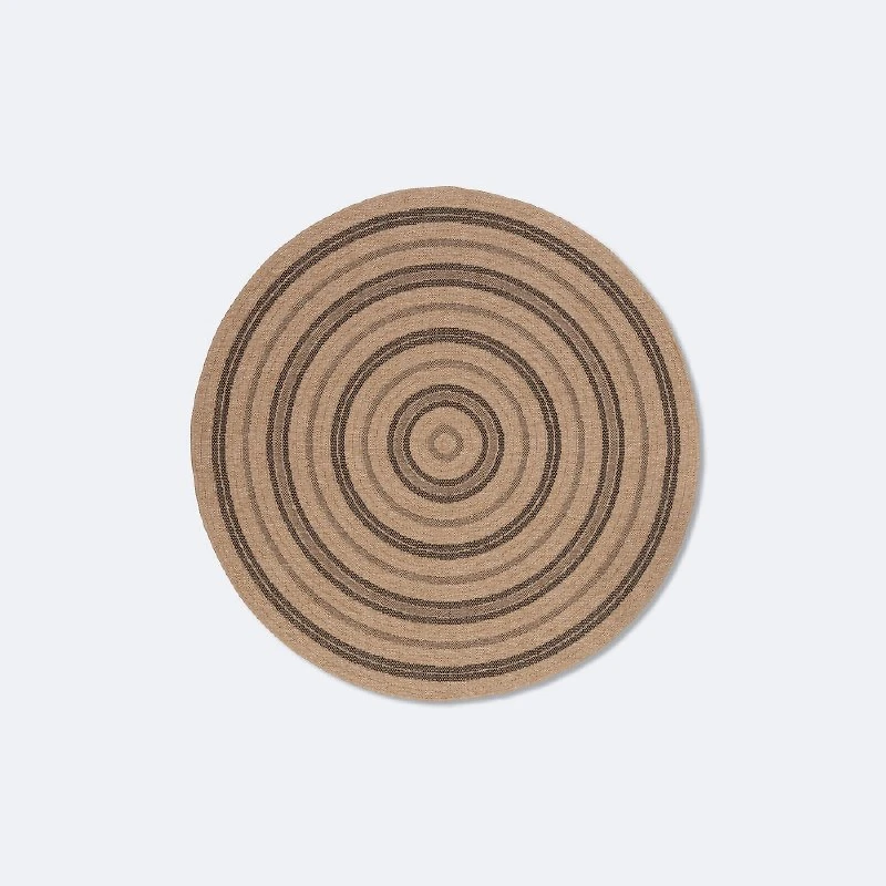 Avanos Outdoor Rug 6' Round - Black