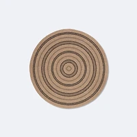 Avanos Outdoor Rug 6' Round - Black