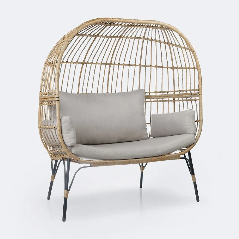 Bahama Double  Wicker Accent Chair