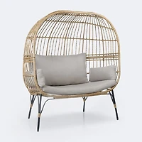 Bahama Double  Wicker Accent Chair