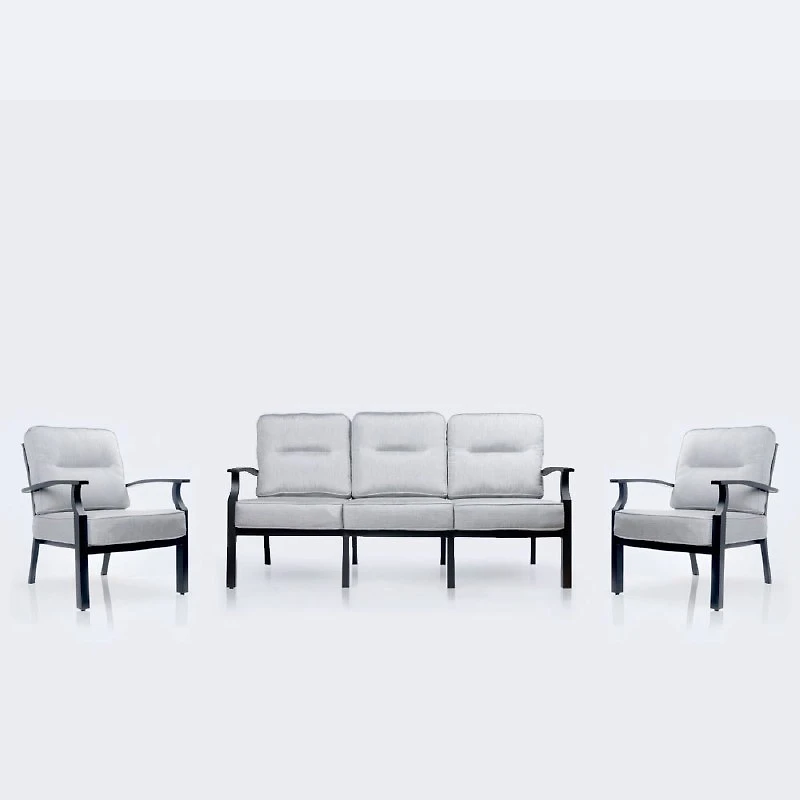 Belvedere Aluminum Set   Black