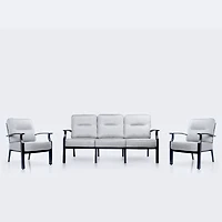 Belvedere Aluminum Set   Black