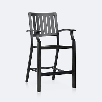 Belvedere Counter Height Chair - Brushed Grey