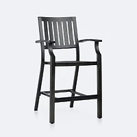 Belvedere Counter Height Chair - Brushed Grey