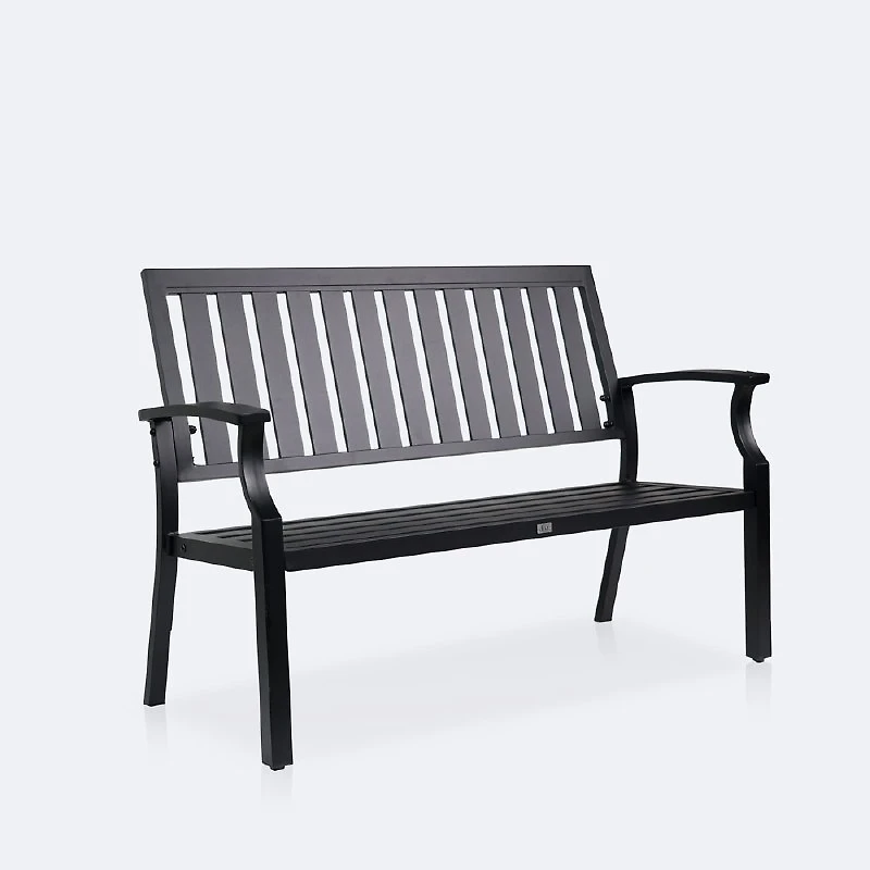 Belvedere Loveseat Bench - Black