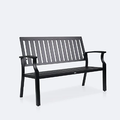 Belvedere Loveseat Bench - Black