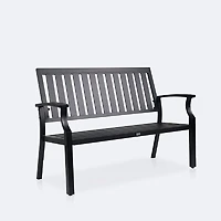 Belvedere Loveseat Bench - Black