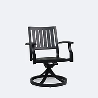 Belvedere Swivel Rocker - Black