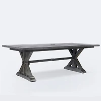 Belvedere 43”x86” Dining Table – Brushed Grey