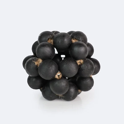 Wood Décor Ball - Black