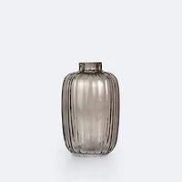Glass Vase - Medium - Smokey