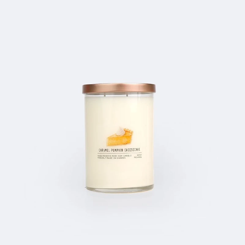 32oz Candle - Caramel Pumpkin Cheesecake