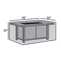 Rectangular Firepit Table Cover