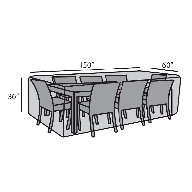 60"x150" Rectangular Dining Set Cover