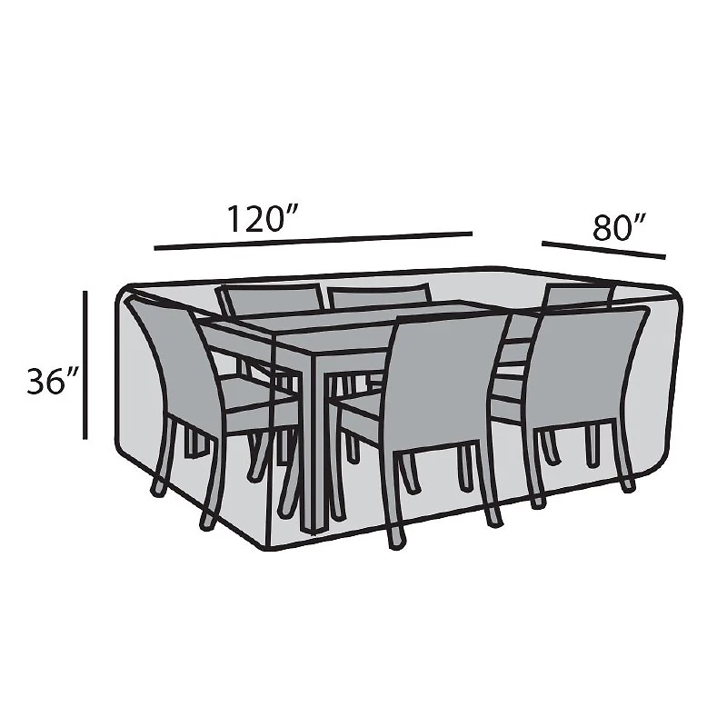 80"x120" Rectangular Dining Set Cover