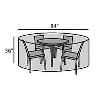 84" Round Dining Set Cover