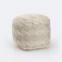 Everett Pouf - Ivory