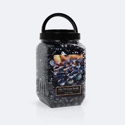 Firepit Glass Beads - Amber