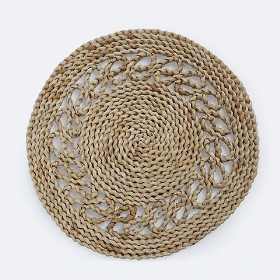 Freya Round Woven Round Placemat - Natural