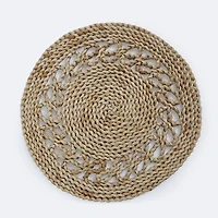 Freya Round Woven Round Placemat - Natural