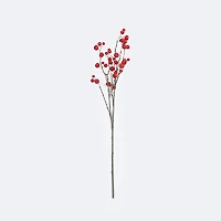 Faux Red Berry Branch