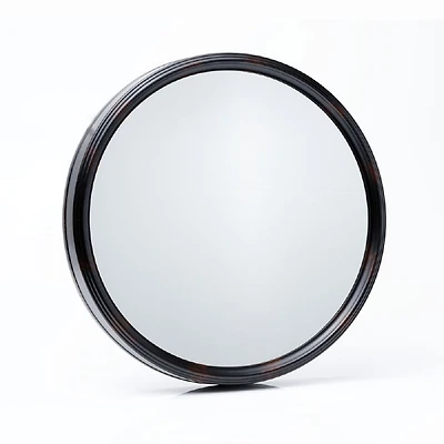 Gwendoline Wall Mirror- Round Black