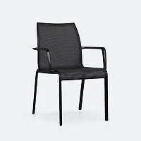 Holiday Sling Armchair - Black Frame / Shadow Sling