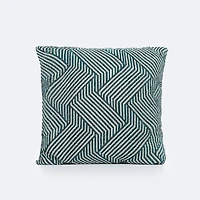 18"x18" Throw Pillow - Emerald Illusion