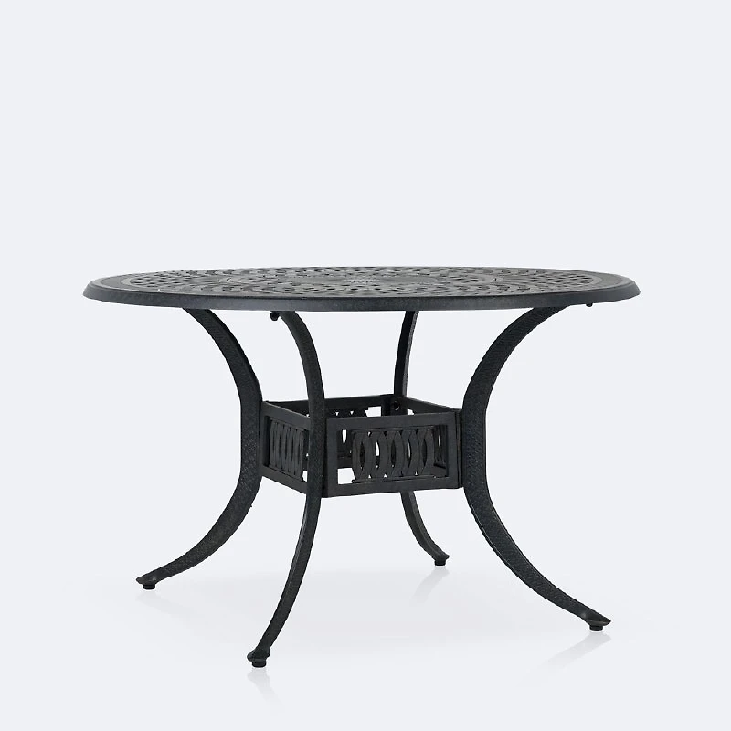 Ivy 48" Round Dining Table – Brown Tippet