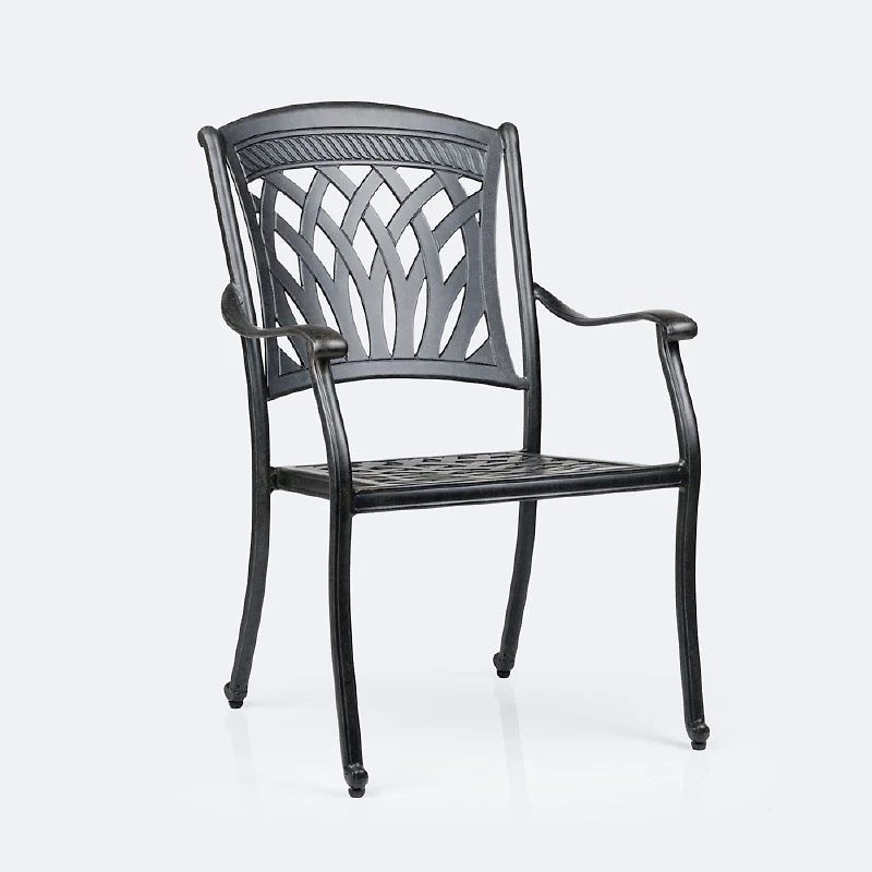 Ivy Dining Armchair - Black Tippet