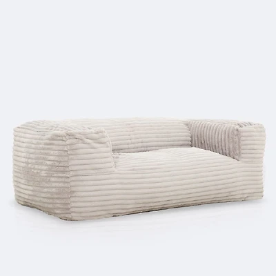 Jaxx Bean Loveseat - Beige