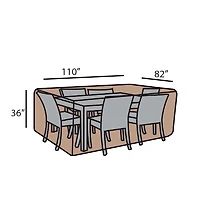 Rect. Dining Set Summer Cover-Medium