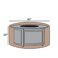 Firepit Summer Cover 40" Round