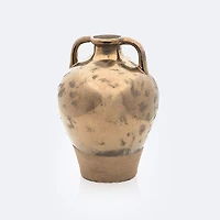 Ceramic Gold Vase with Handles