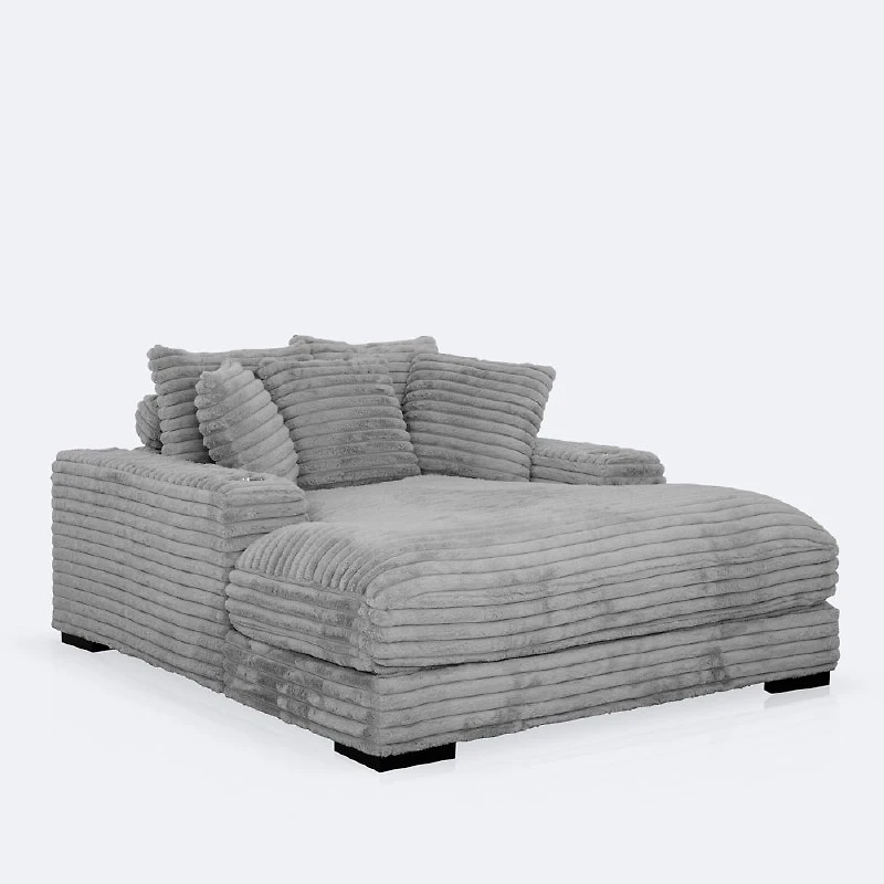 Laxx Cuddle Chair - Light Grey