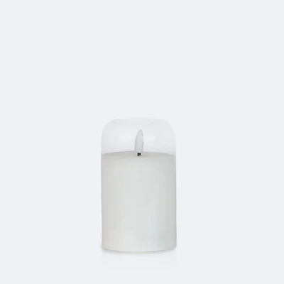 LED Glass Candle 5in - Clear