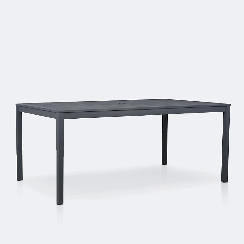 Lexi 40"x70" Rectangle Table - Dark Grey