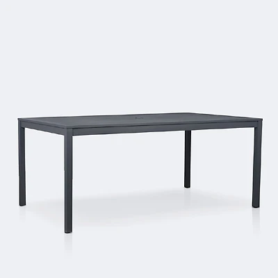 Lexi 40"x70" Rectangle Table - Dark Grey