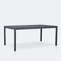 Lexi 40"x70" Rectangle Table - Dark Grey