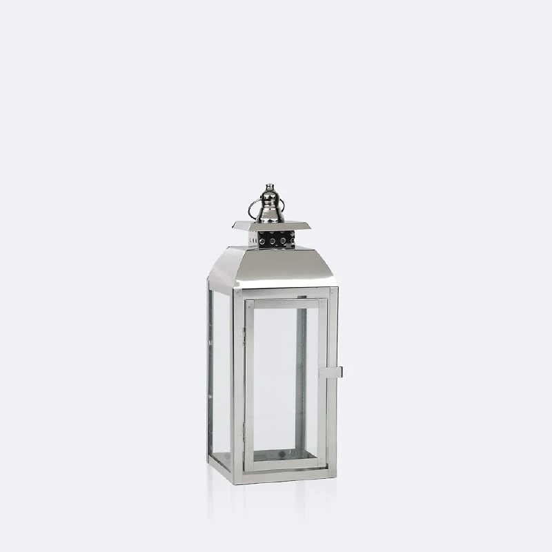 Blair Lantern Medium - Silver