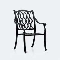 Meghan Armchair - Black Tippet