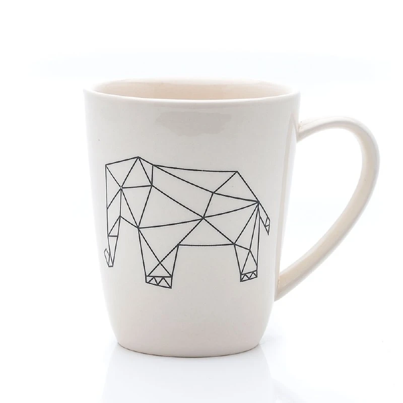 Geometric Elephant Mug