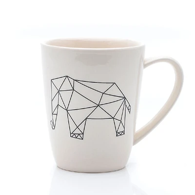 Geometric Elephant Mug