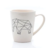 Geometric Elephant Mug