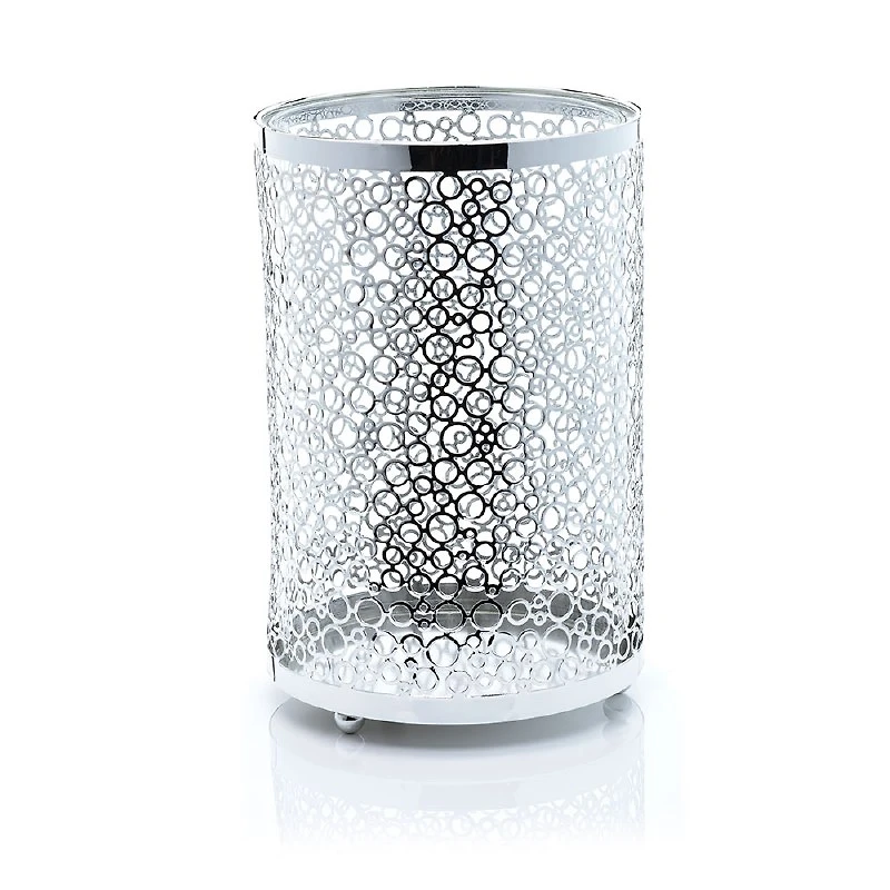 Metal with Glass Candleholder