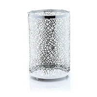 Metal with Glass Candleholder