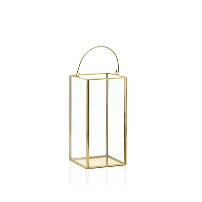 Small Metal and Glass Lantern